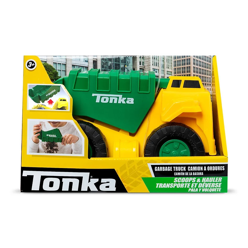 Tonka Scoop Et Camion À Déchets Du Transporteur