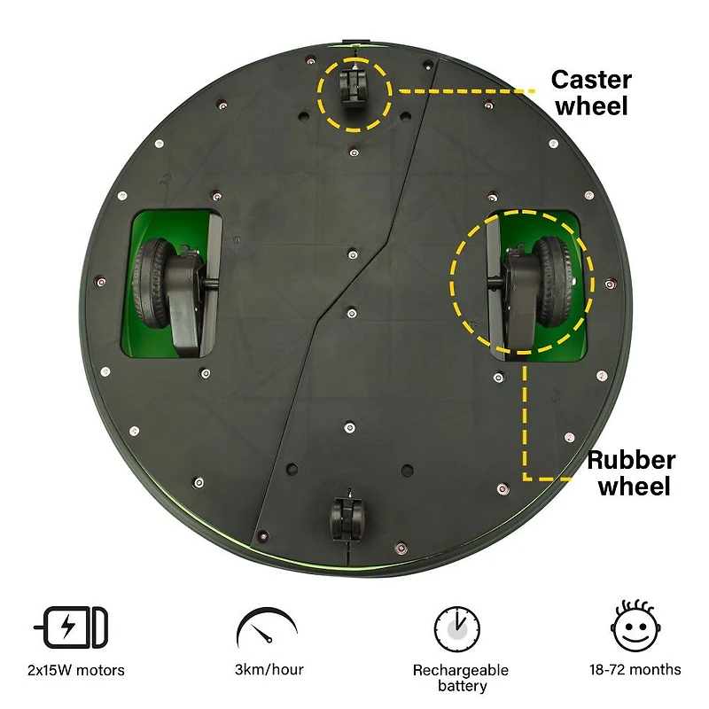 Voltz Toys Round Bumper 360 Rotation avec télécommande
