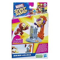 Marvel Stunt Squad, Iron Man contre M.O.D.O.K., coffret de figurines de 3, 5 cm