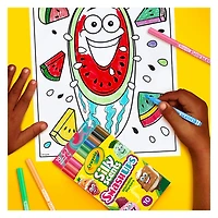 Crayola Silly Scents Smash-Ups Washable Slim Markers, 10 Count