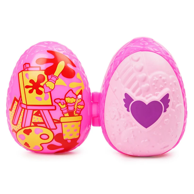 Hatchimals CollEGGtibles, Coffret Soeurs avec 1 grand enfant, 1 bébé et un oeuf réutilisable (les styles peuvent varier)