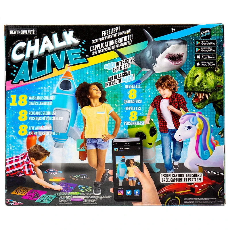 Chalk Alive Dinosaure