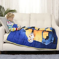 Couverture lestée pour enfants Minions Détestable Moi (36 x 48 pouces), 5 lbs