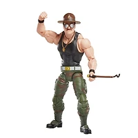 G.I. Joe Classified Series figurine Sgt Slaughter 53 de collection avec de nombreux accessoires et emballage spécial