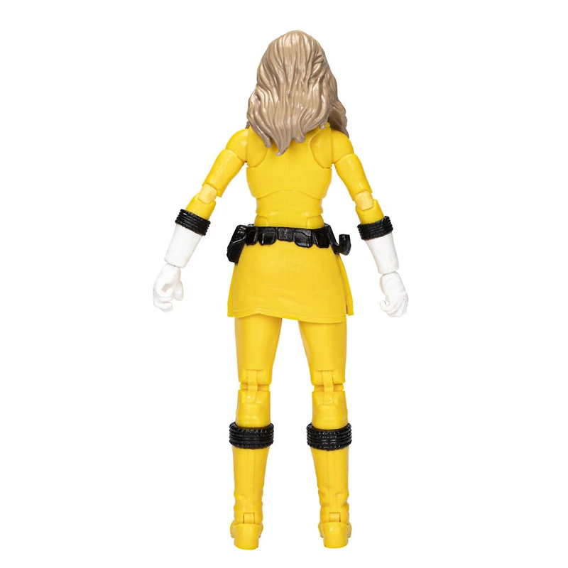 Power Rangers Lightning Collection, Ranger Jaune S.P.D., figurine articulée premium de 15 cm de collection avec accessoires