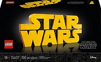 LEGO Star Wars Le logo Star Wars en briques, Logo, Ensemble de modèle à construire pour adultes, Décoration 75407