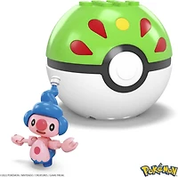 Coffret de construction Mime Jr Pokémon MEGA avec 24 pièces et Pokéball