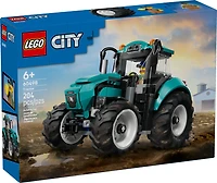 LEGO City Le tracteur - Ensemble de construction avec Fermier sur le Thème de la Ferme - Cadeau pour les 6 ans et plus - 60498