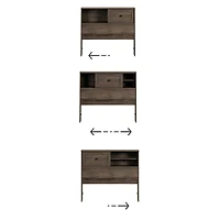 Hazen Tête de lit Simple Chêne d'automne