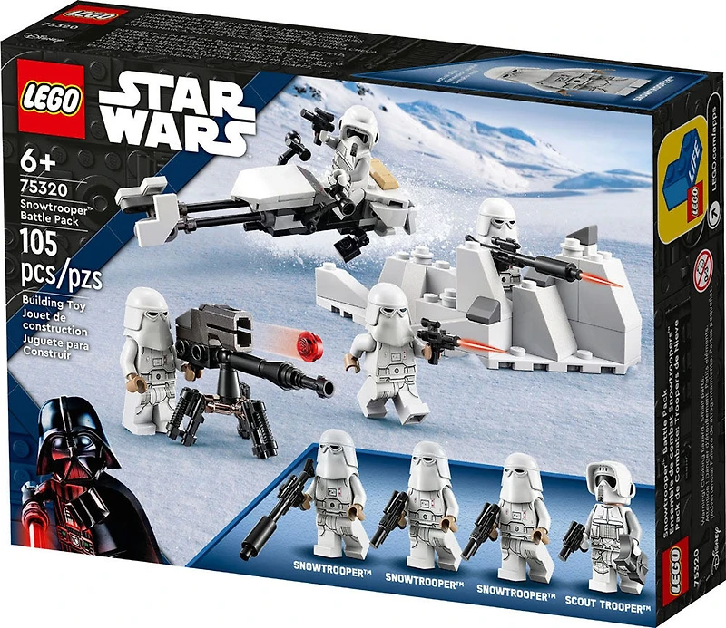 LEGO Star Wars Ensemble de combat Snowtroopers 75320 Ensemble de construction (105 pièces)
