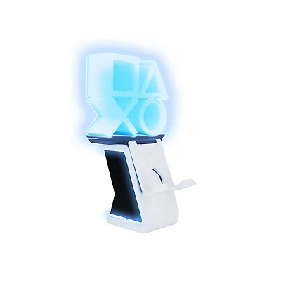 Exquisite Gaming Sony: Playstation Cable Guy Ikon éclairant, support de chargement pour téléphone et appareils