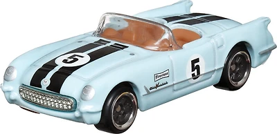 Hot Wheels 1:64 Scale Die-Cast Vintage 1955 Corvette Racing Club Car