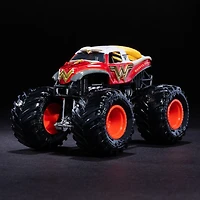 Monster Jam, Monster truck authentique Wonder Woman en métal moulé à l'échelle 1:64, série Danger Divas