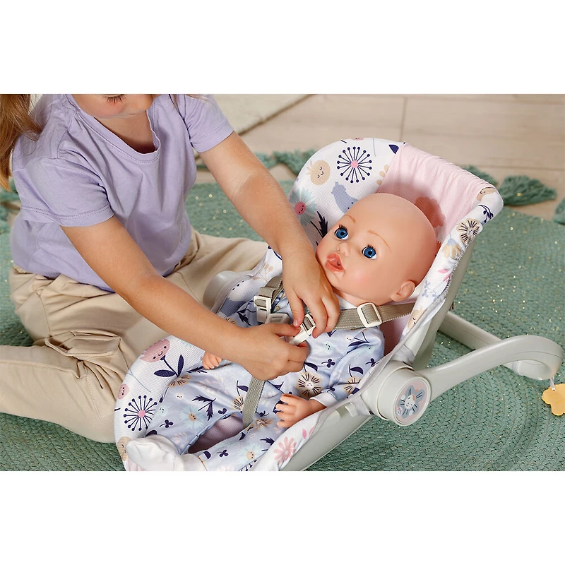 Siège d'auto Fleurs BABY born pour les poupées de 36 cm et 43 cm