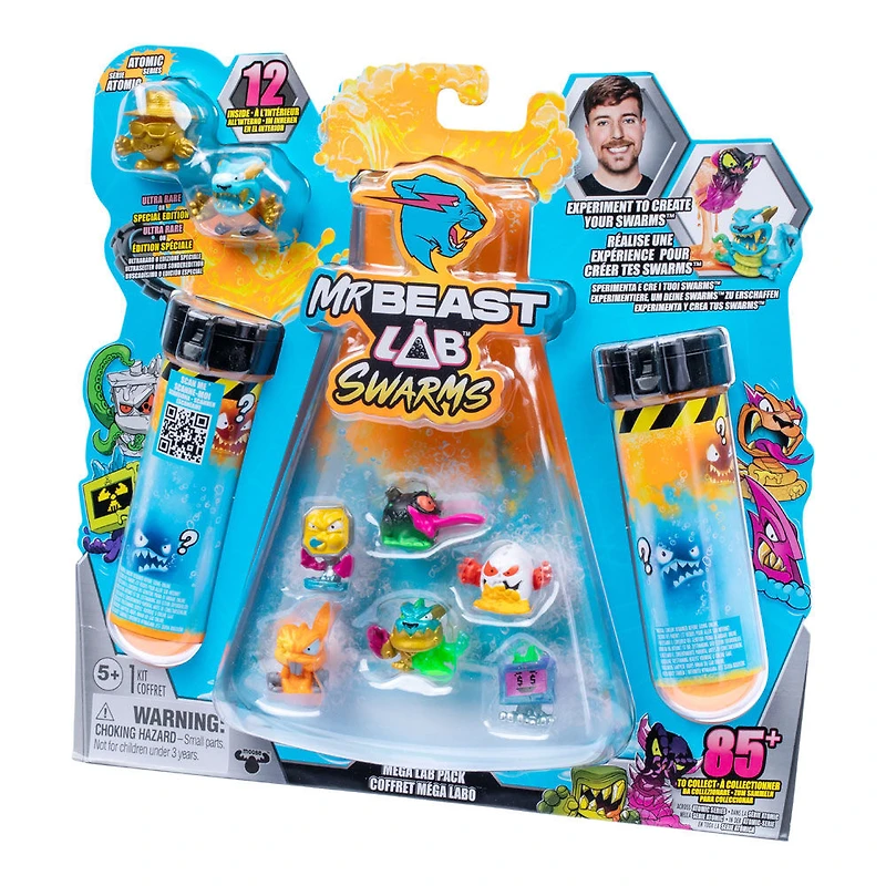 Pack de 12 Mega Labs de la série Atomic de MrBeast Lab
