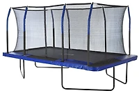 Upper Bounce Easy Assemble Mega 8' X 14' Rectangular Trampoline, with Fiber Flex Enclosure System
