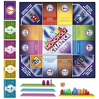 Monopoly Chance Board Game, Fast-Paced Monopoly Family Game for 2-4 Players, 20 Min. Average