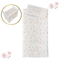 2 in 1 Wooden Cot with Cabine, Little Flora
