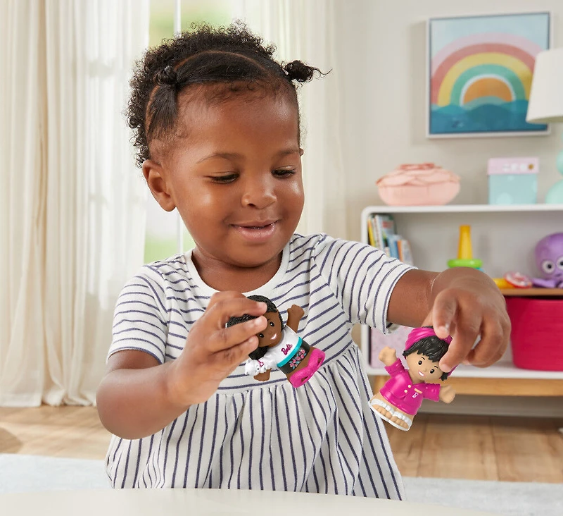 Little People - Barbie - Coffret figurines - Soirée Pyjama