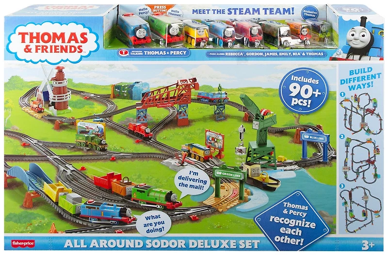 Thomas et ses amis - Explorez l'ensemble de train de luxe Rails - Édition anglaise