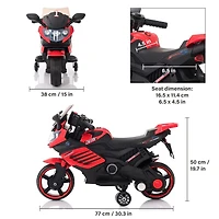 Voltz Toys Kids Motorcycle avec roue d'entraînement