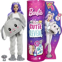 Barbie-Poupée Cutie Reveal avec costume de chiot et 10surprises