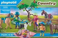 Playmobil - Cavaliers, chevaux et pique-nique