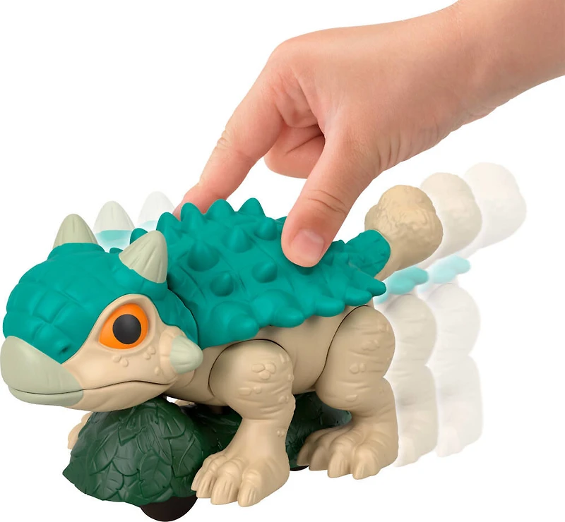 Fisher-Price Imaginext Jurassic World Ankylosaure, mouvement.