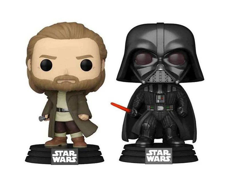 POP Vinyl:Star Wars 2pk-Obi-Wan et Vader(MT) - Notre exclusivité