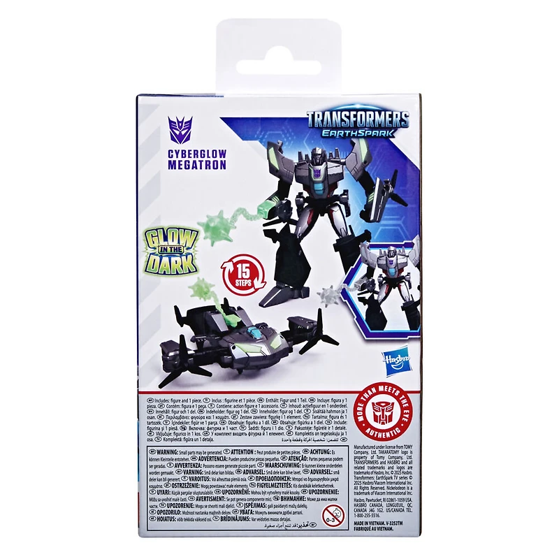Transformers EarthSpark Cyberglow Megatron 5-Inch Action Figure - R Exclusive