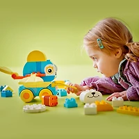LEGO DUPLO Ma Ville Les Animaux sur Roues 3en1, Jouet de Construction pour un Jeu Imaginatif, Cadeau pour Tout-Petits 10448