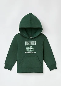 Northern Reflections Iconic Loon Chandail à capuchon Vert