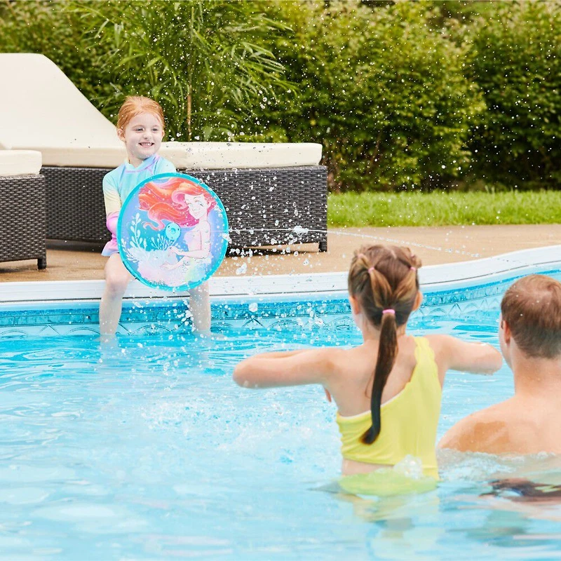 Swimways Ariel Aqua Shield Blaster, Swimming Pool Accessories & Kids Pool Toys, Little Mermaid Party Supplies & Water Toys
