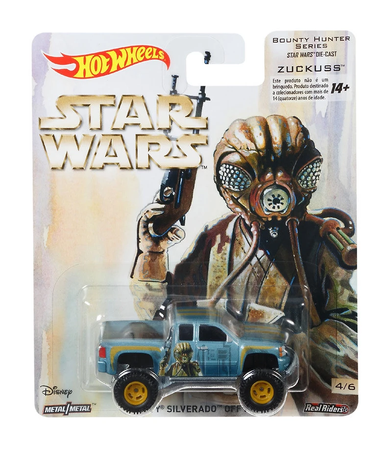 Hot Wheels - Star Wars - Véhicule Chevy Silverado Off Road - Zuckuss