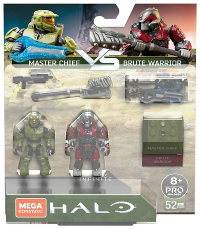 Mega Construx Heroes Halo Master Chief Vs. Brute Warrior