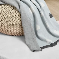Couverture pour bébé en coton, des nuages