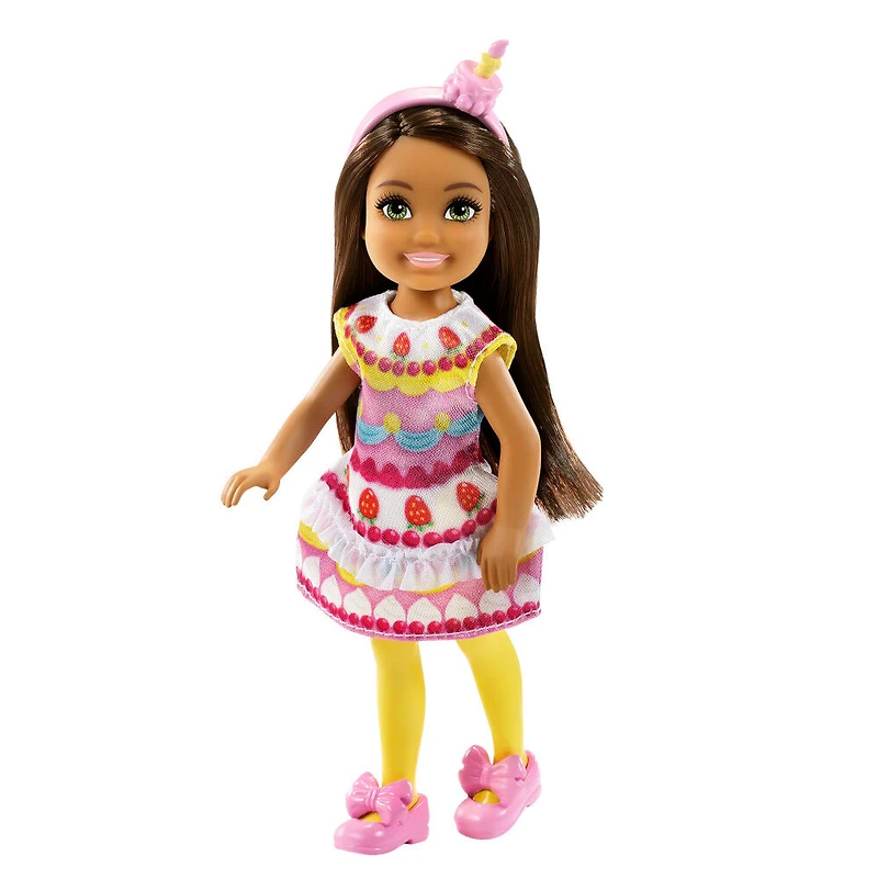 Barbie Club Chelsea Dress-Up Doll (6-inch) in Cake Costume