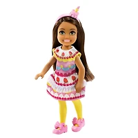 Barbie Club Chelsea Dress-Up Doll (6-inch) in Cake Costume