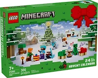 LEGO Minecraft Le Calendrier de l'Avent 2025, Article de Jeu Vidéo à Collectionner, Cadeau de Noël pour Amateur de Jeu Vidéo pour Enfants 21280