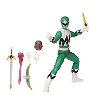 Power Rangers Lightning Collection, Force animale, Ranger Bleu, figurine premium de collection de 15 cm, accessoires multiples