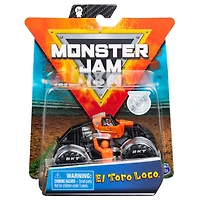 Monster Jam, Monster truck authentique El Toro Loco en métal moulé à l'échelle 1:64