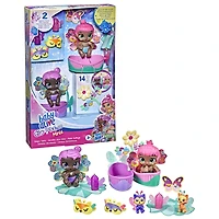 Baby Alive Glo Pixies Minis Dolls, Sleepy Twins, 2 Glow-In-The-Dark 3.75-Inch Pixie Toys - R Exclusive