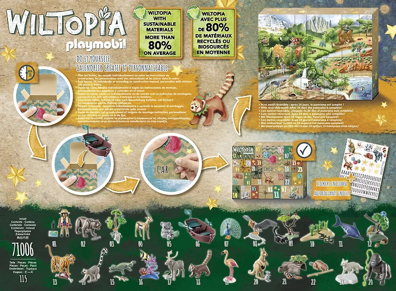 Calendrier de l'Avent : Tour du monde des animaux