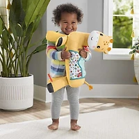 Fisher-Price - Girafe Jeu sur le ventre 3 en 1, hochet, dentition, mir. 