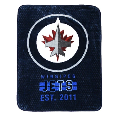 Couverture douce en peluche des Jets de Winnipeg de la LNH (40 x 50 pouces)