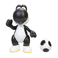 Figurine Nintendo de 4 pouces : Yoshi noir avec Oeuf