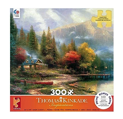 Ceaco Thomas Kinkade Puzzle 300 pièces inspirant La fin d'une journée parfaite