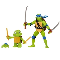 Les Tortues Ninja Mutantes: Mutant Mayhem Making of a Turtle 3Pk Figure Leonardo Bundle - Notre exclusivité