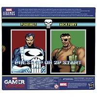 Marvel Legends Series Gamerverse Punisher et Nick Fury, figurines de collection
