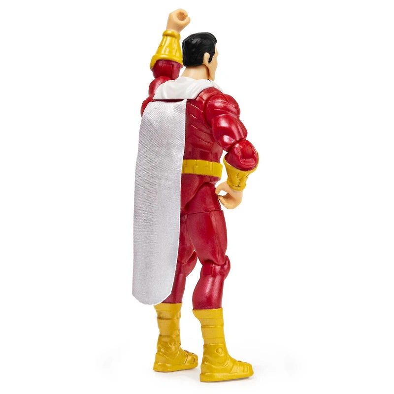 DC Comics, Figurine articulée SHAZAM! de 10 cm avec 3 accessoires mystère